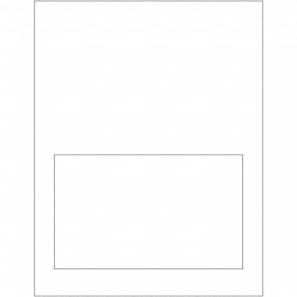 Tape Logic - Pack of (100) 7" x 4-1/4" White Paper Laser Labels - Americas Industrial Supply