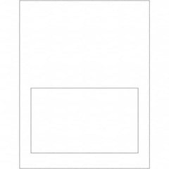 Tape Logic - Pack of (100) 7" x 4-1/4" White Paper Laser Labels - Americas Industrial Supply
