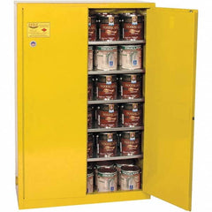 Eagle - Safety Cabinets Hazardous Chemical Type: Flammable and Combustible Liquids Color: Yellow - Americas Industrial Supply