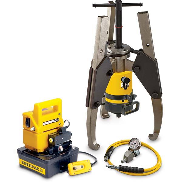 Enerpac - Puller & Separator Sets Type: Hydraulic Puller Set Maximum Spread (Inch): 9.0625 - Americas Industrial Supply