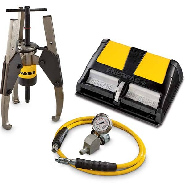 Enerpac - Puller & Separator Sets Type: Hydraulic Puller Set Maximum Spread (Inch): 13.78125 - Americas Industrial Supply