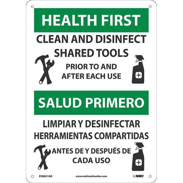 NMC - Safety Signs Message Type: COVID-19 Message or Graphic: Message & Graphic - Americas Industrial Supply