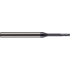 Harvey Tool - 0.06" Diam, 0.18" LOC, 4 Flute Solid Carbide Ball End Mill - Exact Industrial Supply