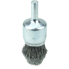 3/4″ Controlled Flare Crimped Wire End Brush, .0104″ Steel Fill - Americas Industrial Supply