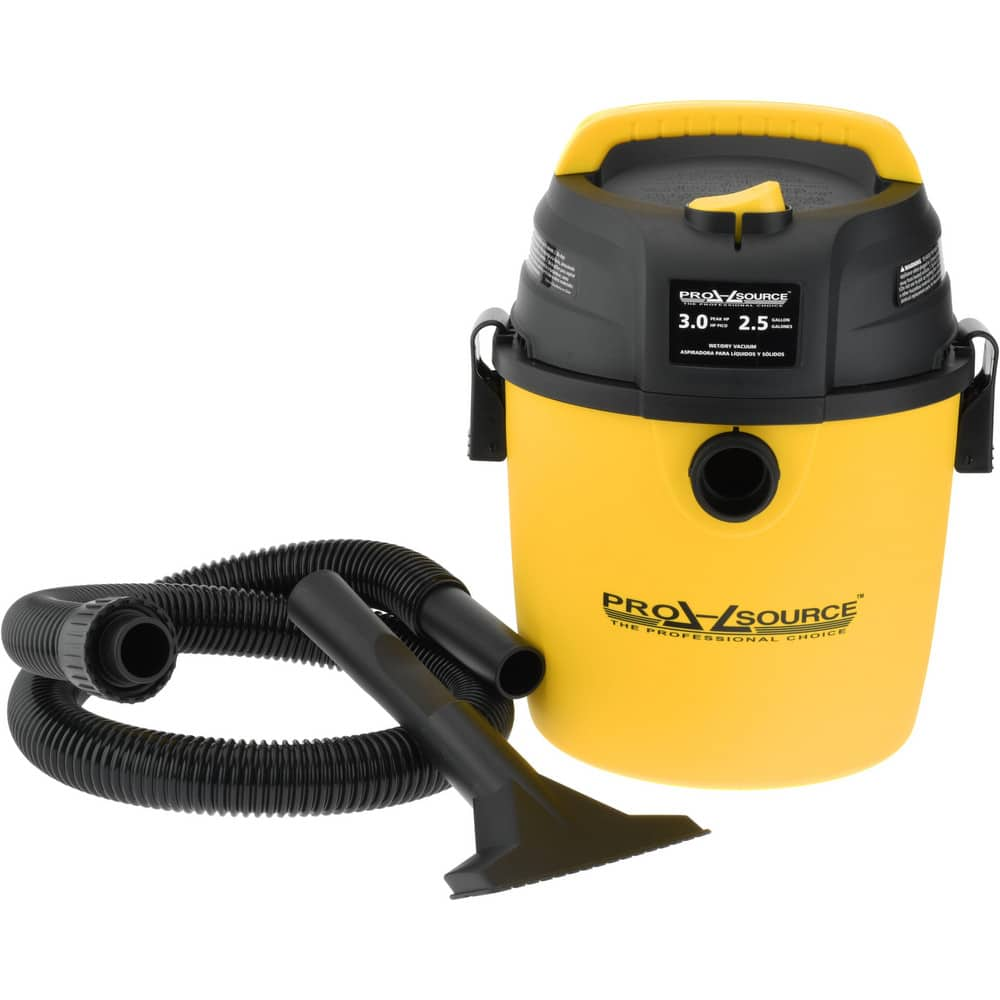 Wet/Dry Vacuum: Electric, 2.5 gal, 6 A Plastic Tank, Cord Included