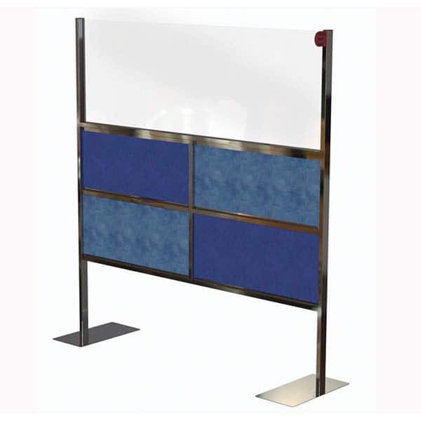 Lakeside - 75" x 72" Partition & Panel System-Social Distancing Barrier - Americas Industrial Supply