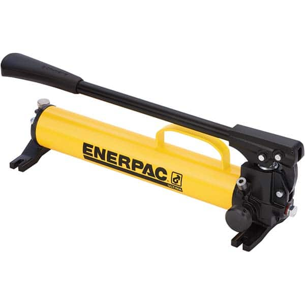 Enerpac - Manual Hydraulic Pumps Number of Stages: 2.000 Oil Volume Per Stroke (Cu. In.): 1.00 - Americas Industrial Supply