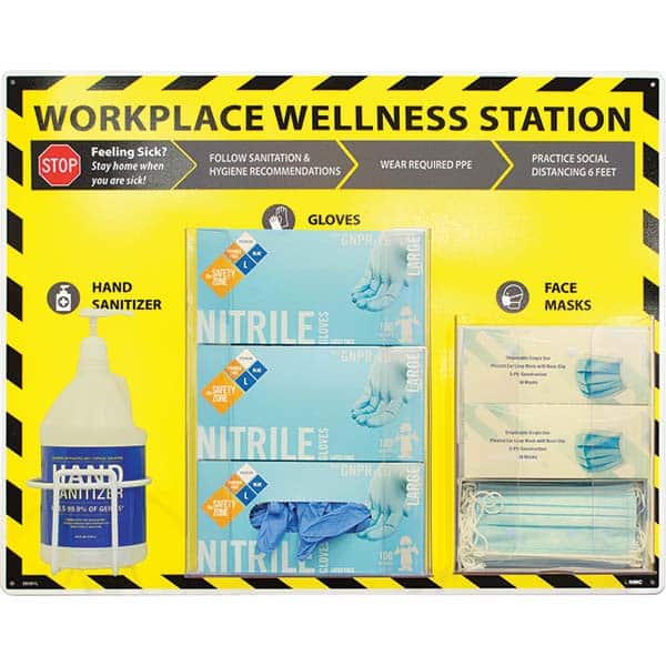 NMC - PPE Dispensers Type: Wellness Station Mount: Table/Wall - Americas Industrial Supply