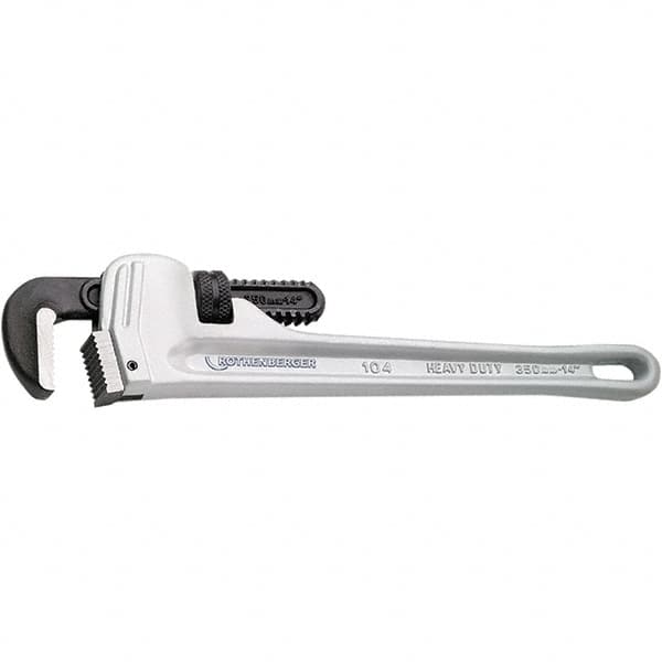 Rothenberger - Pipe Wrenches Type: Cast Aluminum Pipe Wrench Maximum Pipe Capacity (Inch): 2-1/2 - Americas Industrial Supply