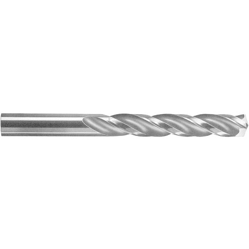 3.9 mm Dia. × 3.9 mm Shank × 22 mm Flute Length × 55 mm OAL, 5xD, 150°, Uncoated, 3 Flute, External, Round Solid Carbide Drill - Exact Industrial Supply