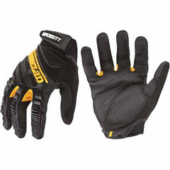 ironCLAD - Size S (7), ANSI Cut Lvl A2, Abrasion Lvl 4, Cut Resistant Gloves - 9" Long, Uncoated, Unlined, Hook & Loop Cuff, Black, Paired - Americas Industrial Supply