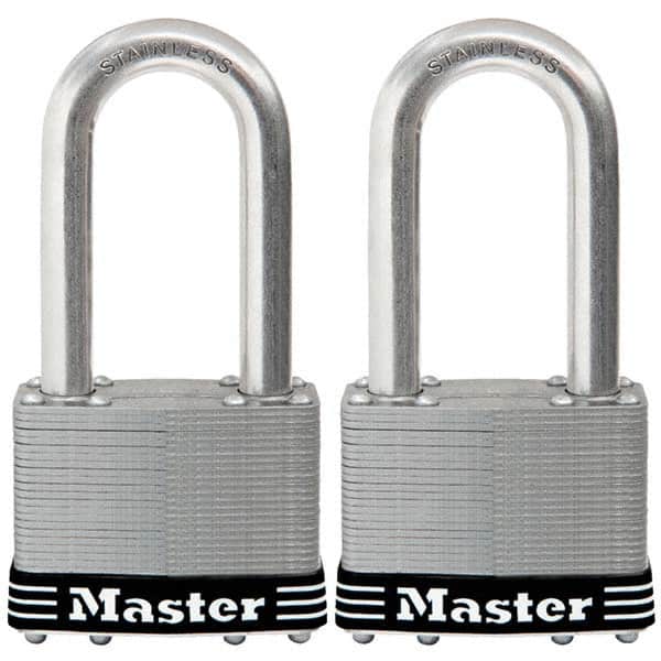 Master Lock - Padlocks Keyed: Alike Shackle Clearance: 2-1/2 (Inch) - Americas Industrial Supply
