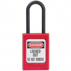 Master Lock - Lockout Padlocks Key Type: Keyed Different Key Retaining: NonRetaining Key - Americas Industrial Supply