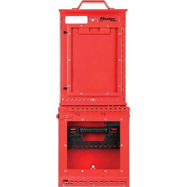 Master Lock - Group Lockout Boxes Portable or Wall Mount: Portable & Wall Mount Maximum Number of Padlocks: 12 - Americas Industrial Supply