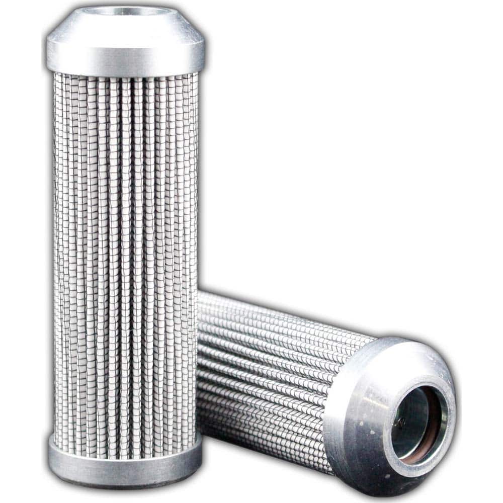 Replacement/Interchange Hydraulic Filter Element: Microglass, 10  µ