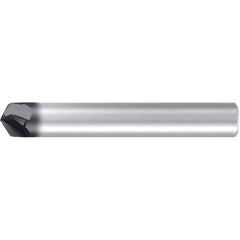 Emuge - Barrel Cutter End Mills; End Type: Circle Segment Taper-Form B ; Material: Solid Carbide ; Taper Angle Per Side: 60.00 ; Small End Diameter (mm): 2.00 ; Shank Diameter (mm): 10.0000 ; Length of Cut (mm): 6.0000 - Exact Industrial Supply