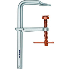 Palmgren - Sliding Arm Clamps; Clamp Type: Heavy-Duty F Clamp ; Maximum Capacity (mm): 16.000 ; Throat Depth (Inch): 6-7/8 ; Handle Style: T-Handle ; Frame Material: Steel ; Clamping Pressure (Lb.): 5000.00 - Exact Industrial Supply