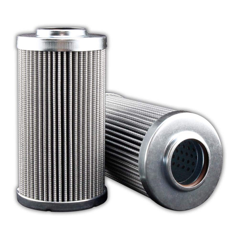 Replacement/Interchange Hydraulic Filter Element: Microglass, 10  µ