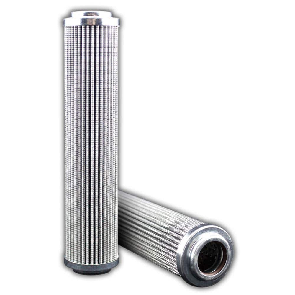 Replacement/Interchange Hydraulic Filter Element: Microglass, 10  µ