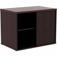 ALERA - 1 Shelf Sliding Door Storage Cabinet - Americas Industrial Supply