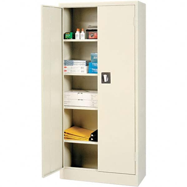 ALERA - 4 Shelf Locking Storage Cabinet - Americas Industrial Supply