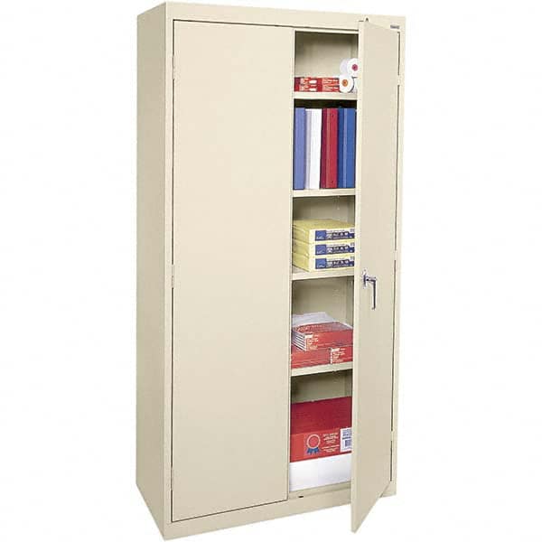 ALERA - 4 Shelf Locking Storage Cabinet - Americas Industrial Supply