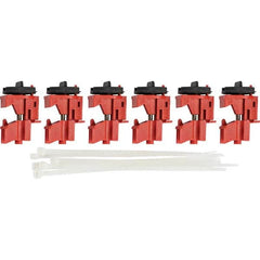 Brady - Pack of 6 Multi-Pole Circuit Breaker Lockouts - Americas Industrial Supply