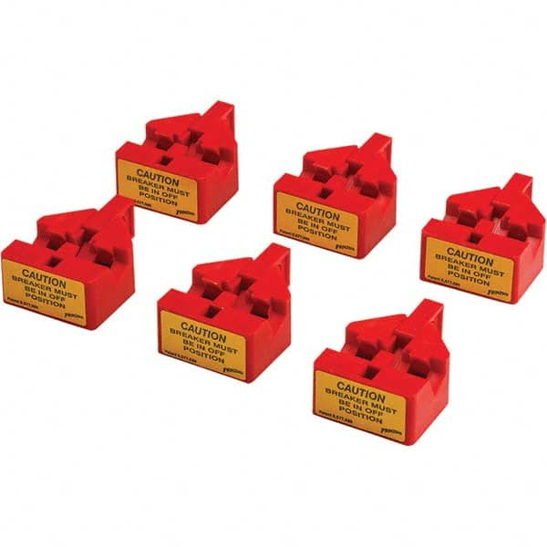 Brady - Pack of 6 Multi-Pole Circuit Breaker Lockouts - Americas Industrial Supply