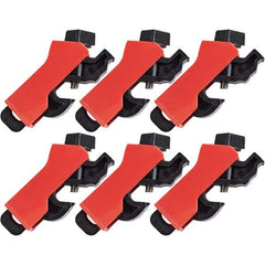 Brady - Pack of 6 Universal Miniature Circuit Breaker Lockouts - Americas Industrial Supply