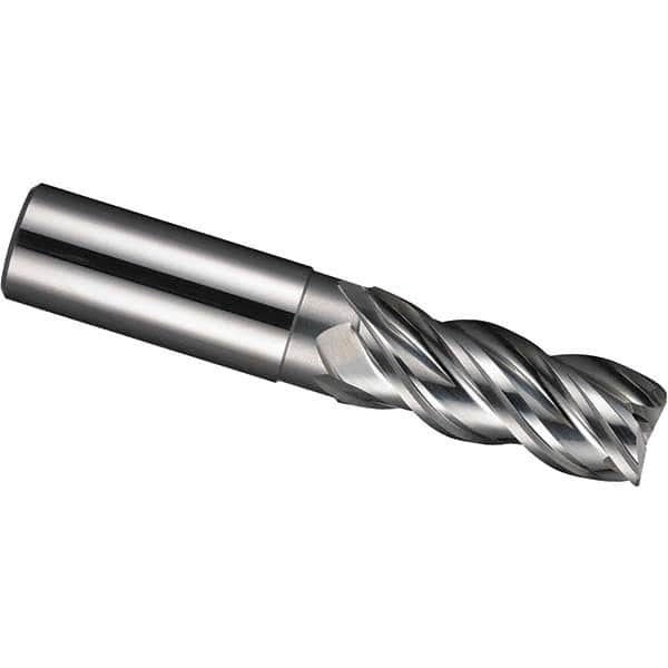 SGS - 10mm, 1.575" LOC, 0.394" Shank Diam, 3.15" OAL, 4 Flute, Solid Carbide Square End Mill - Americas Industrial Supply