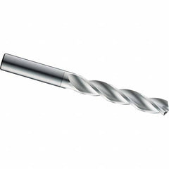 SGS - 9.9mm 124° Helical Flute Solid Carbide Screw Machine Drill Bit - Americas Industrial Supply