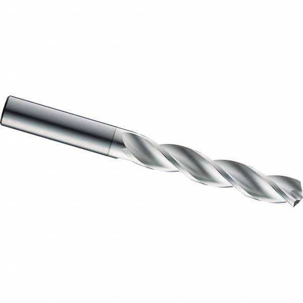 SGS - 9.9mm 124° Spiral Flute Solid Carbide Screw Machine Drill Bit - Americas Industrial Supply