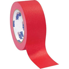 Tape Logic - Pack of (12), 60 Yd Rolls 2" Red Crepe Paper Masking Tape - Americas Industrial Supply