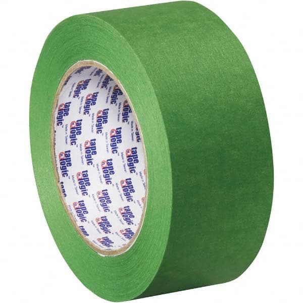 Tape Logic - Pack of (24), 60 Yd Rolls 2" Green Crepe Paper Painter's Tape - Americas Industrial Supply