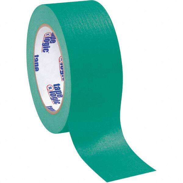 Tape Logic - Pack of (12), 60 Yd Rolls 2" Green Crepe Paper Masking Tape - Americas Industrial Supply