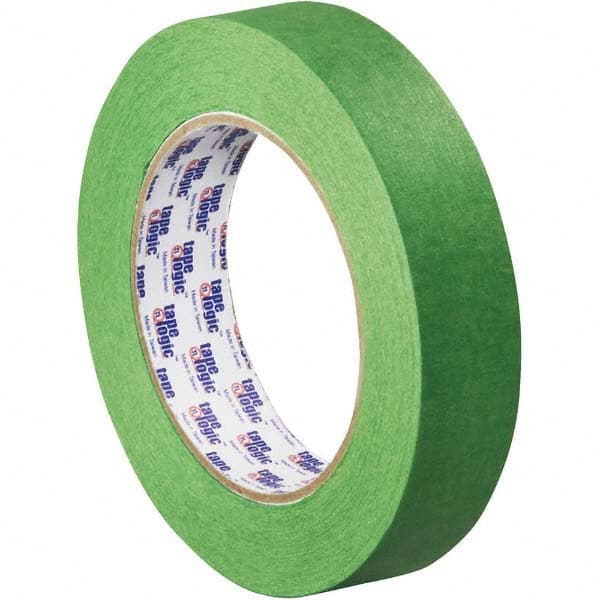 Tape Logic - Pack of (36), 60 Yd Rolls 1" Green Crepe Paper Painter's Tape - Americas Industrial Supply