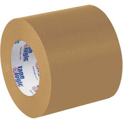 Tape Logic - Pack of (6), 60 Yd Rolls 4" Brown Crepe Paper Masking Paper - Americas Industrial Supply