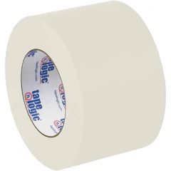 Tape Logic - Pack of (6), 60 Yd Rolls 3" White Crepe Paper Masking Paper - Americas Industrial Supply