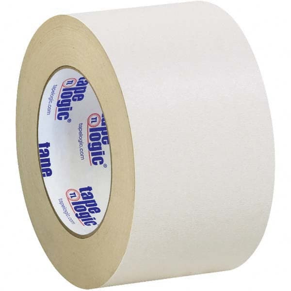 Tape Logic - Pack of (3), 36 Yd Rolls 3" Tan Crepe Paper Masking Tape - Americas Industrial Supply