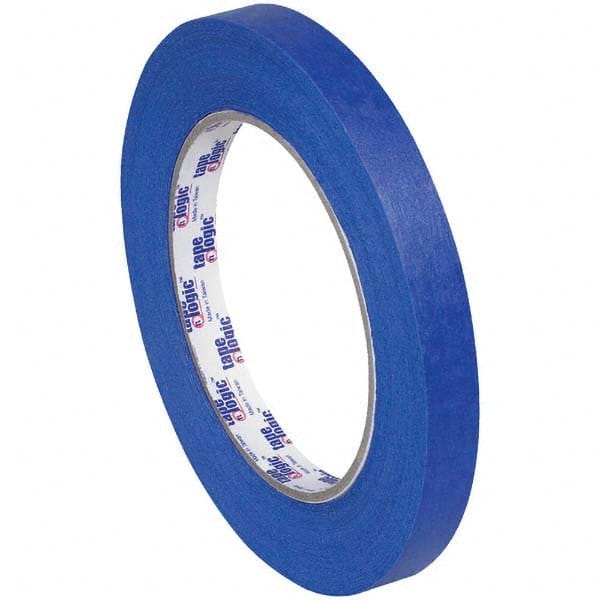 Tape Logic - Pack of (12), 60 Yd Rolls 1/2" Blue Crepe Paper Painter's Tape - Americas Industrial Supply