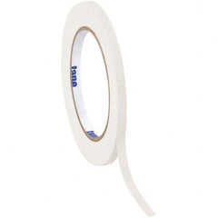 Tape Logic - Pack of (12), 60 Yd Rolls 1/2" White Crepe Paper Masking Tape - Americas Industrial Supply