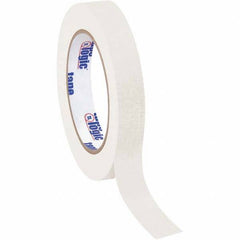 Tape Logic - Pack of (12), 60 Yd Rolls 3/4" White Crepe Paper Masking Tape - Americas Industrial Supply