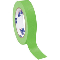 Tape Logic - Pack of (12),60 Yd Rolls 1" Light Green Crepe Paper Masking Tape - Americas Industrial Supply