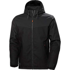Helly Hansen - Size 4XL Black Water Resistant & Cold Weather Jacket - Americas Industrial Supply