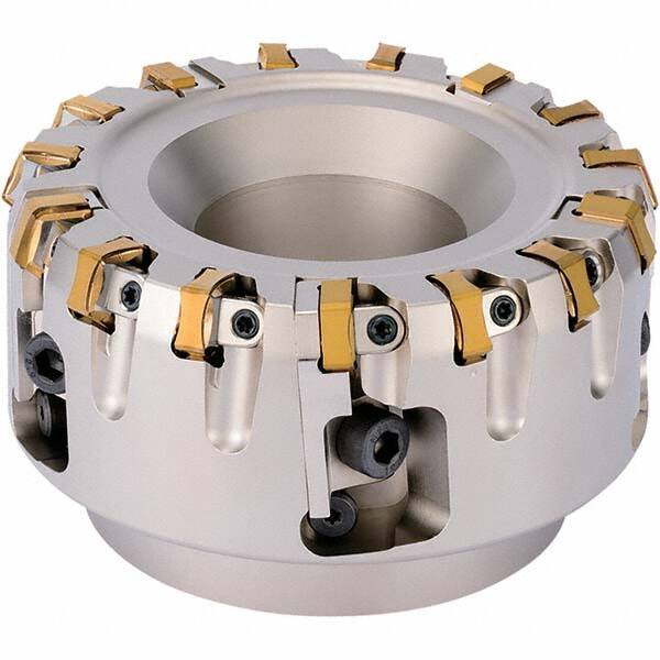 Kyocera - Indexable Square-Shoulder Face Mills Cutting Diameter (mm): 160.00 Arbor Hole Diameter (mm): 40.00 - Americas Industrial Supply