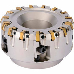 Kyocera - Indexable Square-Shoulder Face Mills Cutting Diameter (mm): 160.00 Arbor Hole Diameter (mm): 40.00 - Americas Industrial Supply