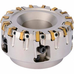 Kyocera - Indexable Square-Shoulder Face Mills Cutting Diameter (mm): 125.00 Arbor Hole Diameter (mm): 40.00 - Americas Industrial Supply