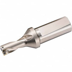 Kyocera - 3" Max Drill Depth, 2xD, 1-1/2" Diam, Indexable Insert Drill - Americas Industrial Supply