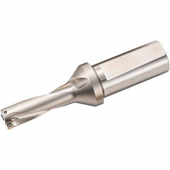 Kyocera - 4-1/2" Max Drill Depth, 3xD, 1-1/2" Diam, Indexable Insert Drill - Americas Industrial Supply