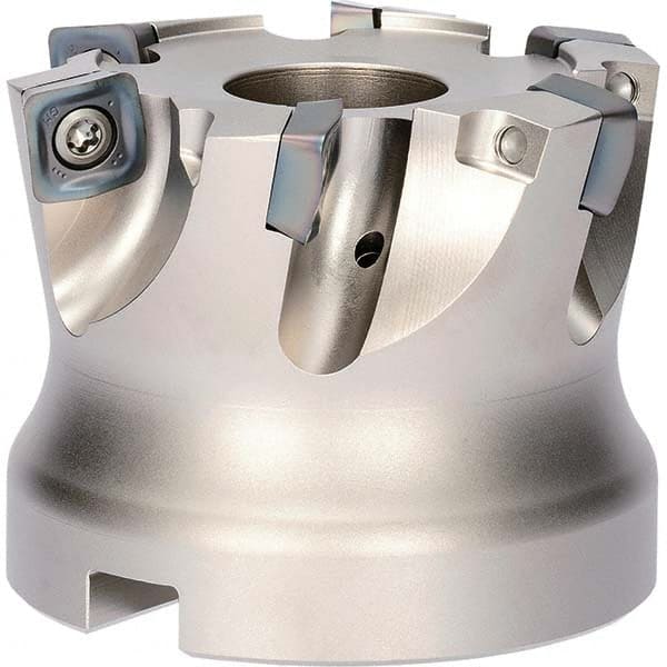 Kyocera - Indexable High-Feed Face Mills Cutting Diameter (Decimal Inch): 1.9685 Cutting Diameter (mm): 50.00 - Americas Industrial Supply
